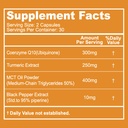 CoQ10 300mg Capsules, Vegan Supplement for Energy Production, Non-GMO, Gluten Free - 60 Veggie Capsules