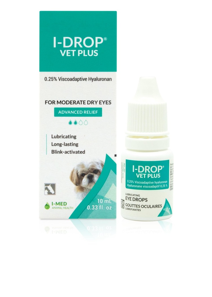 I-DROP VET PLUS: Psie očné kvapky pre domáce zvieratá 