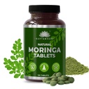 SAPTAMVEDA Natural Moringa Tablets, Drumstick Leaf Tablets (120 Tablety) - 500mg Každý 