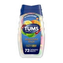 TUMS Ultra Strength Antacidové tablety na úľavu od chute pri pálení záhy a úľavu od trávenia kyselinou, rozmanité ovocie - 72 Počet