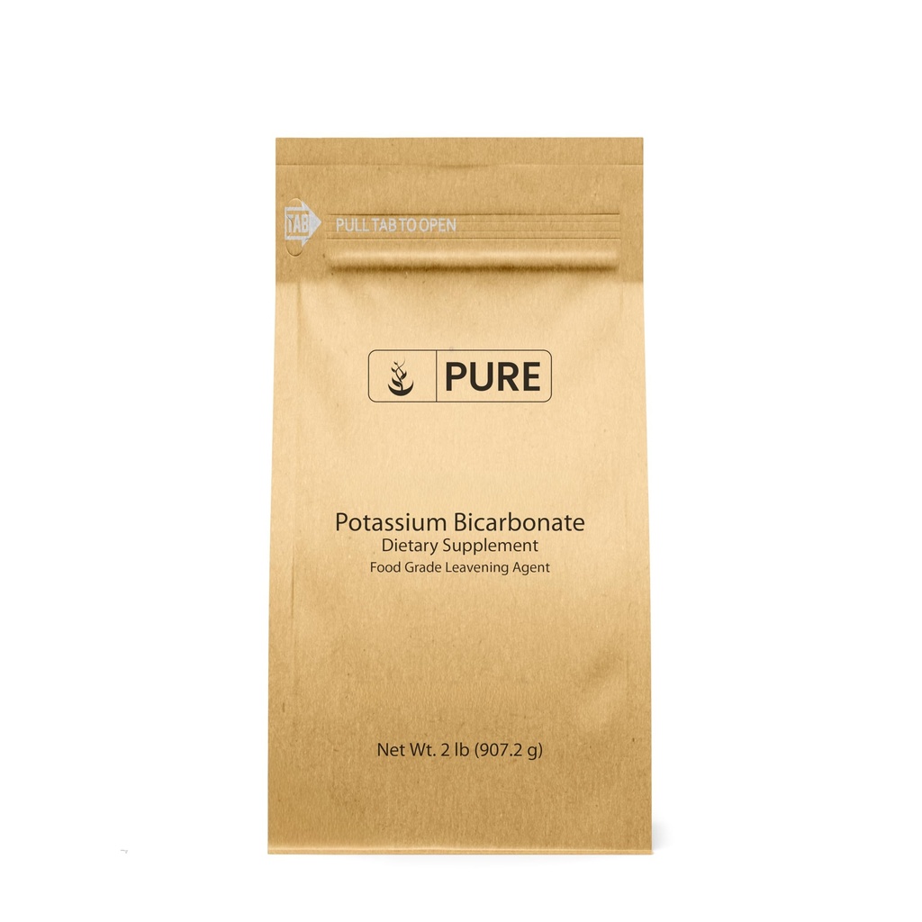 Čisté originálne prísady Draslík bikarbonát (2 lb) Prírodné, Jedlo Bezpečné, Electrolyte, kvasenie