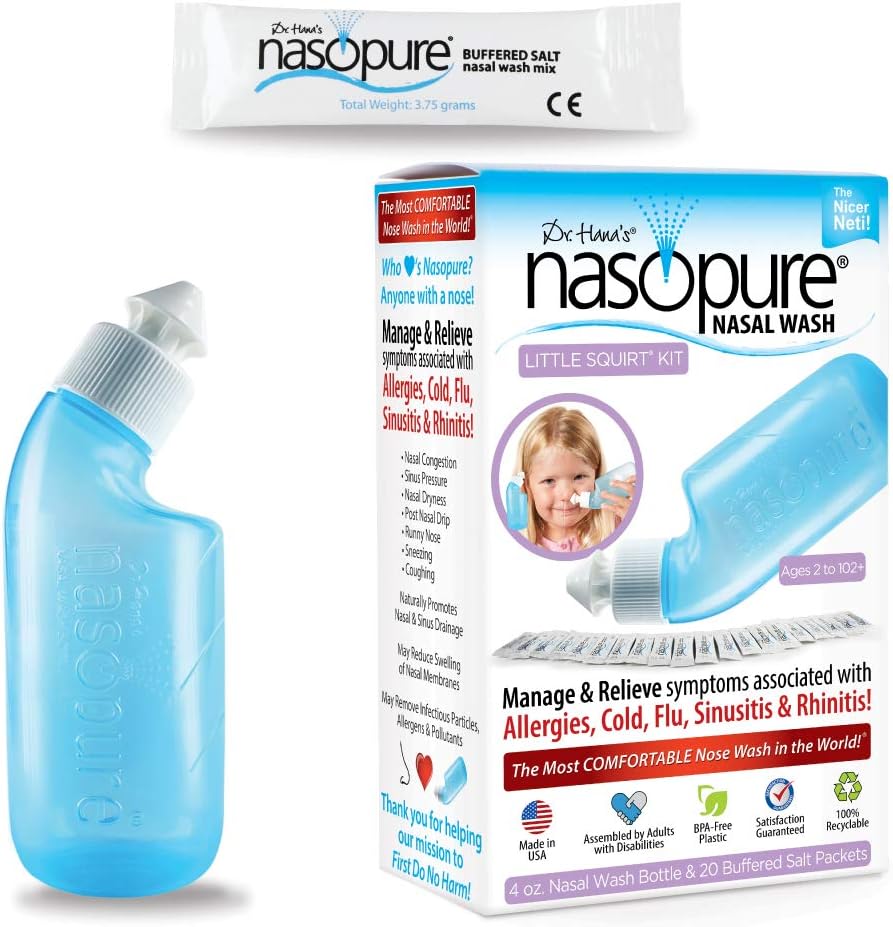 Nasopur Nasal Wash, Little Squirt Kit, 