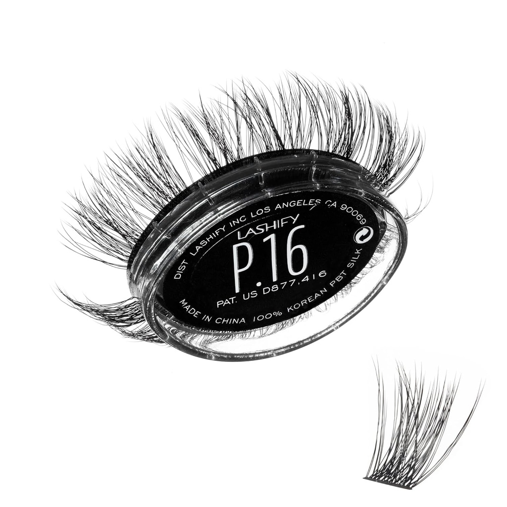 Lashify Plushy 16mm Gossamer Lashes in Black, Easy DIY False Lashes pre hlasné ešte stále prírodný vzhľad