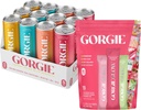 GORGIE Rozmanitosť, bezcukrová prírodná energia Nápoje a žiara Odrodové balenie 15, Electrolyte prášok Zdravý nápoj Mix