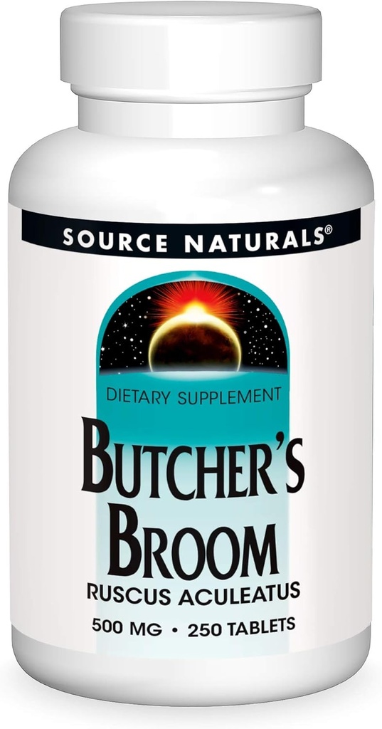Zdroj Naturals Butcher's Broom Dietary Supplement - Ruscus Aculeatus - 250 tabliet