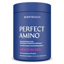 TeloHealth PerfectAmino Powder - BCAA a EAA Powder pre pred a po tréningu - Aminokyselinový nápoj pre mužov a ženy na podporu chudého svalstva a zotavenie - zmiešané Berry - 120 Serviv