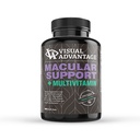 Lunovus Macular Support Plus Multivitamín založený na AREDS 2 Štúdia - Očné vitamíny pre makulárnu podporu - Minerálne doplnky s luteínom a zeaxantínom - 180 mäkkých gélov