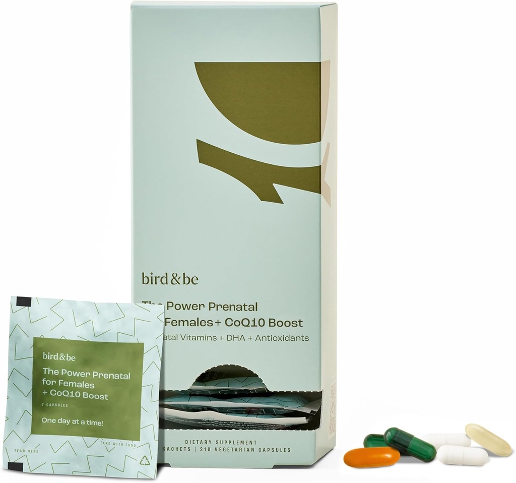 Vták &be Power Prenatálne pre ženy s Coq10 Boost