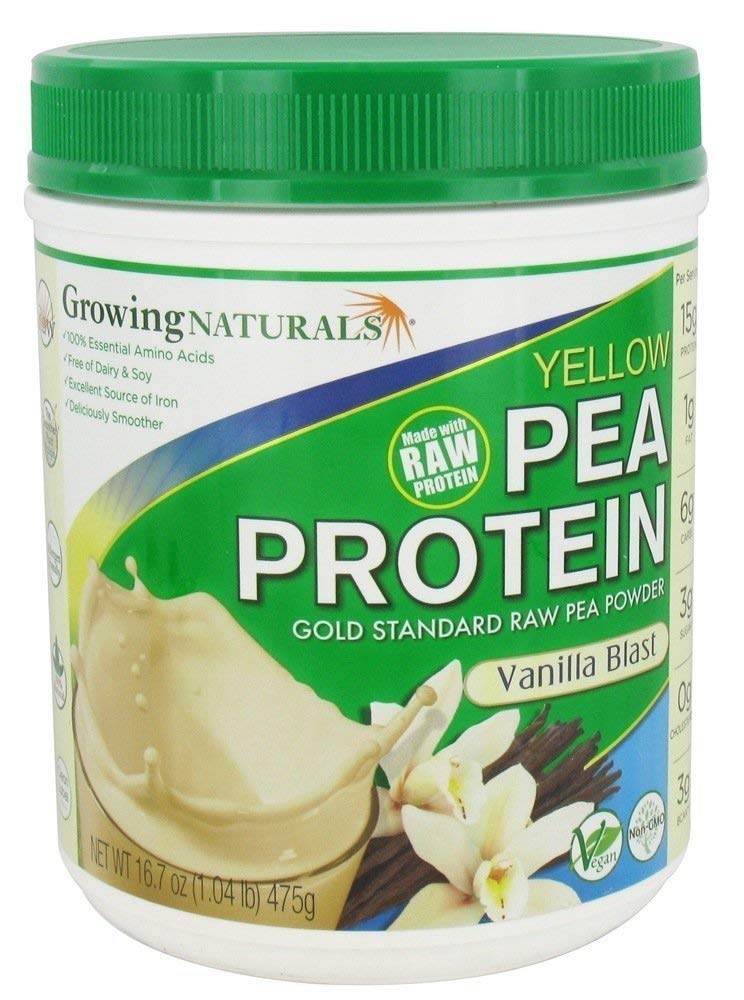 Pestovanie prírodné žlté pea proteín - Vanilla výbuch - 16 Oz