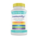 All-in-One Organic Immune Support Supplement 60 Vegan Kapsule - Brusnice 500mg, Ashwagandha 500mg, 400mg Vitamín C a zinok - Vitamín D3 - Immune Boosters for Dospelí