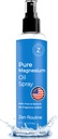 Pure Magnesium Oil Spray – 8oz (Single) – USP Grade – Magnesium Oil for Feet, Body, Muscles & Leg Cramps – Topical Magnesium Glycinate, Aceite de Magnesio, Organic Magnesium Chloride – Made in the USA