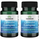 Swanson Luteolin Complex w/Rutin - Podpora mozgu Supplement Podpora pamäte, Mood & Cognitive Health - Prírodná formula na pomoc udržať nervový systém - (30 Veggie Kapsule) 2 Balenie
