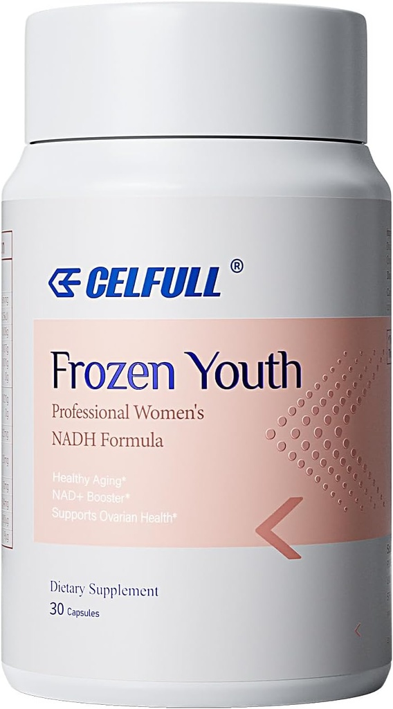 CELFULL Inozitol Supplement,Myo-Inozitol & D-Chiro Inozitol Blend with NADH & PQQ and Folate - Ideal 40:1 Ratio - Hormone Balance & Healthy Ovarian Support for Women, Vitamin B8