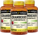 MASON Natural Cranberry 12:1 koncentrát s vitamínom C & E, podporuje imunitný a močové zdravie, 90 kapsúl, balenie po 3