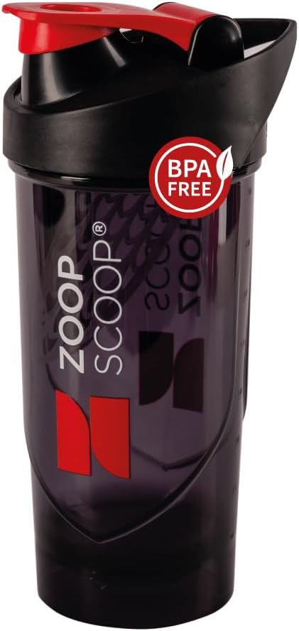 Protein Shaker fľaša - čierna 