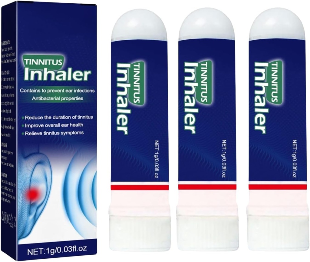 3ks Echo Ease Tinnitus Inhalátor, Echo Ease pre zvonenie ucha, Echo Ease Nose inhalátor pre tinitus, Tinitus Inhalátor