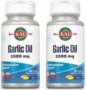 KAL cesnakový olej 2000 Softgels, 100 gróf 
