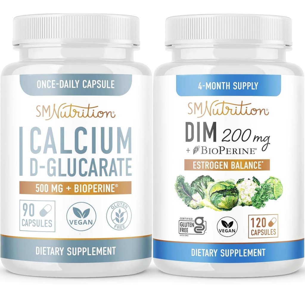 SMNutrition 200 mg DIM doplnok s kalcium D-Glukarát       