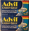 Advil Liqui- Gels Minis, 80 kapsúl v jednej fľaši (3 fľaše)