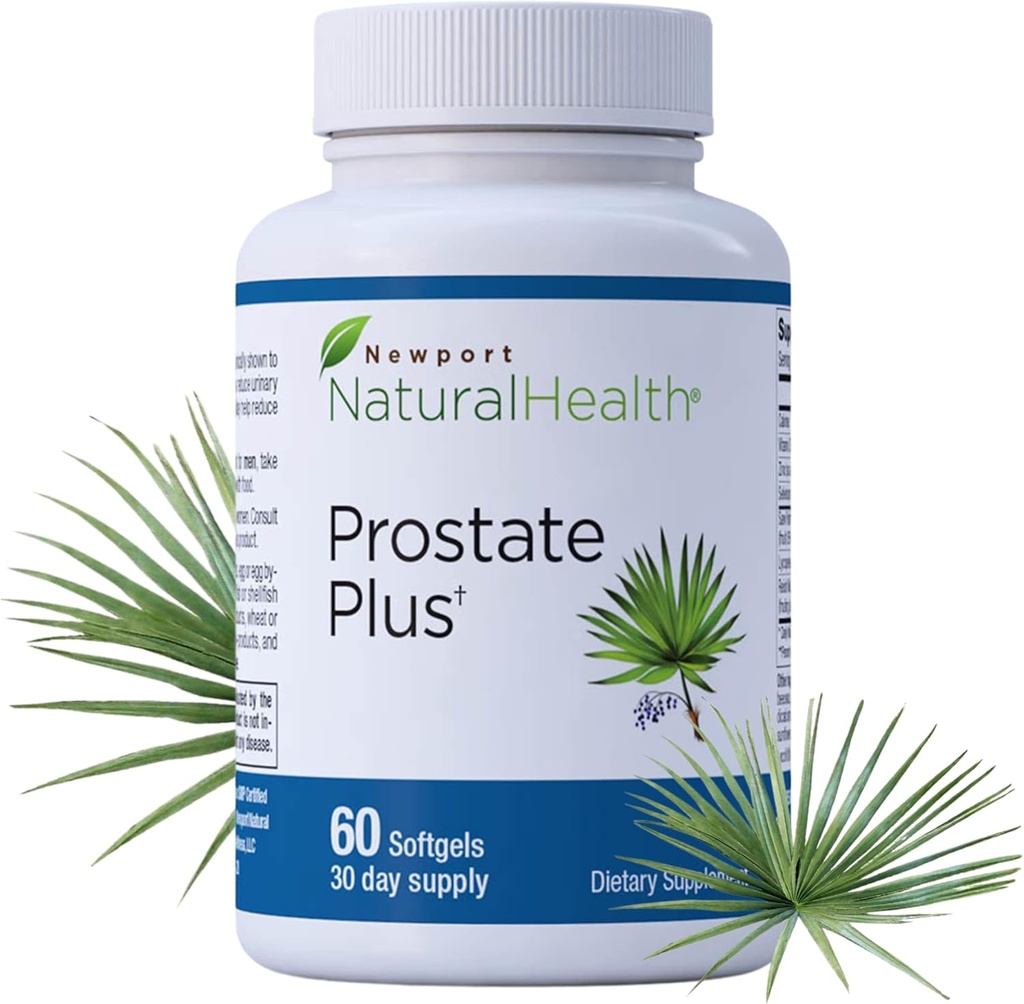 Prostate Plus: Saw Palmetto Prostate Formula, Lycopene, Reishi Mushroom, Prostate Supplement for Prostate Health, Men