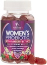Probiotiká pre ženy Gumies s brusnicou - 6 Prémiové kmene pre PH Balance, Tráviace zdravie, Vaginálna a imunitná podpora, 3 miliardy CFU, Probiotická Gummy pre Feminine Health - 60 Gumiem