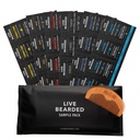Živý medvedí olej a maslo grooming Kit Sample Pack s Comb, Bonus Darček - All-Natural Ingredients Shea, Argan, Jojob - Podpora rastu - Made in the USA
