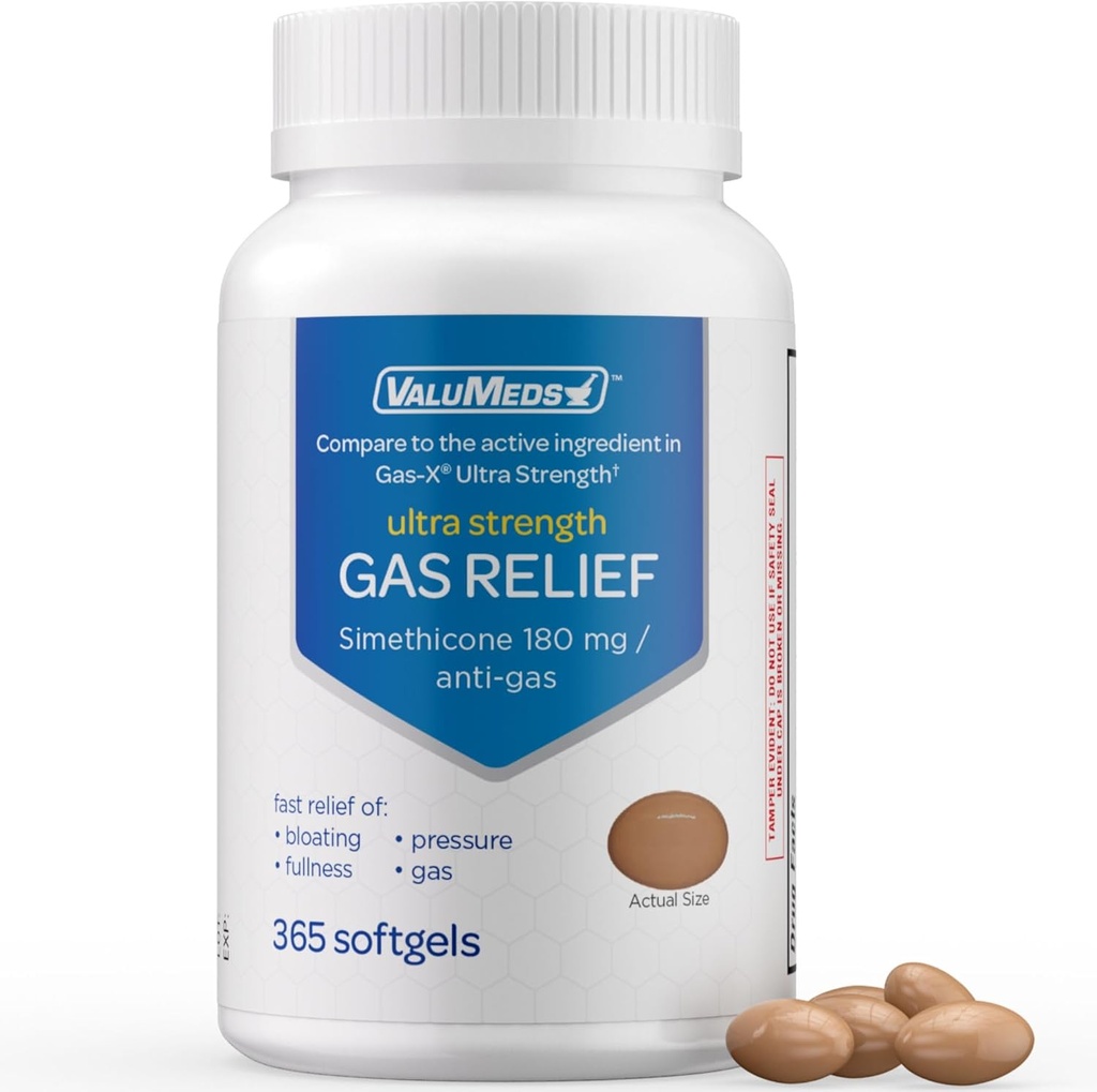 ValuMeds Gas Relief pre dospelých Simeticone 