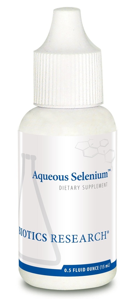 Biotics Research Aqueous Selenium Liquid Formula, 95 mcg Selenium Drop, štítna žľaza Gland Function, DNA Production, Cognitive Health, Potent Antioxidant 0.5 Fluid Ounces