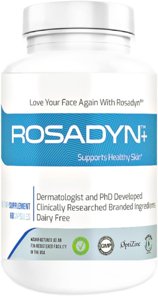 Rosacea Skin Care Supplement for Redness of Face, Eye and Nose