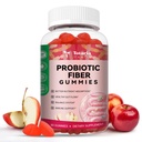Totaria 9-in-1 Probiotické Fiber Gummies pre dospelých & Teens 16G Fiber per Serving, Psyllium Fiber Supplement with 5 Million CFU Bacillus Coagulans, Inulin, ACV for Digestive & Gut Wellness - 60 Gummies