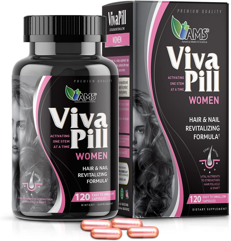 Amerika Medic & Science VivaPill for Women (120 Kapsule) Vitamíny pre vlasy, kožu a nechty 