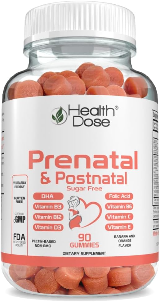 Zdravotná dávka Prenatálny/postnatálny komplex Supplement. Vitamín B6, B12, C, zinok 90Ct