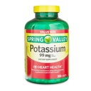 ikj Kálium Caplets Diéta Doplnková hodnota Veľkosť, 99 Mg, 500 Počet