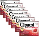 Cepacol Maximálna sila Throat Drop Lozenges, Cherry, 16 Počet (Pack of 7)