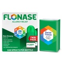 Flonase Alergické Relief Nosálny sprej, 24-hodinový non-Drowsy Multi-Symptom Relief 