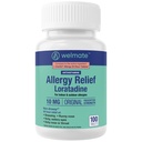 WELMATE - Alergická úľava - Loratadín 10 mg - 24 hodinová úľava Antihistaminikum - Nedúchavé - Runny Nos - Kýchanie - Svrbiaci nos a hrdlo - Vodnaté oči - Vnútorné a vonkajšie alergie lieky - 100 Počet