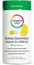 Rainbow Light - Sunny Gummies Vitamín D3 1000 IU, Podpora pre zdravé kosti, svaly, a imunita v rodinno-priateľsky žuvacie s vitamínom D3, Soy-free, Gluten-free, Sour Lemon, 50 Gummy kvapky