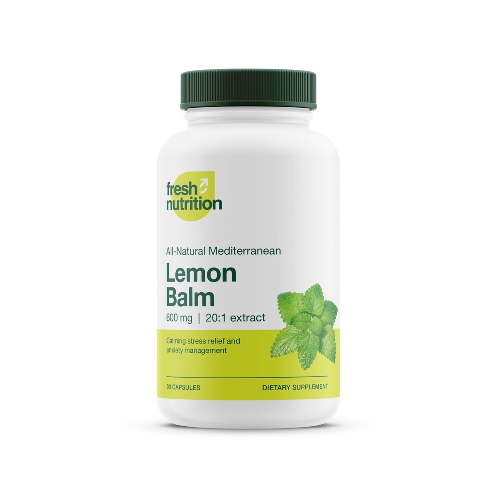 Fresh Nutrition Lemon Balm Extract Kapsule.
