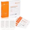 EalionMed Transparent Dressing, rana Bandage, adhezive Patch, 4' x 4,75', 50 Pack, jasné, priedušné, pohodlné, Sprchovací štít, Tattoo Bandage