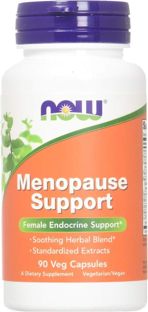 2 Fľaše Now Foods Menopauza Podpora, 90 caps