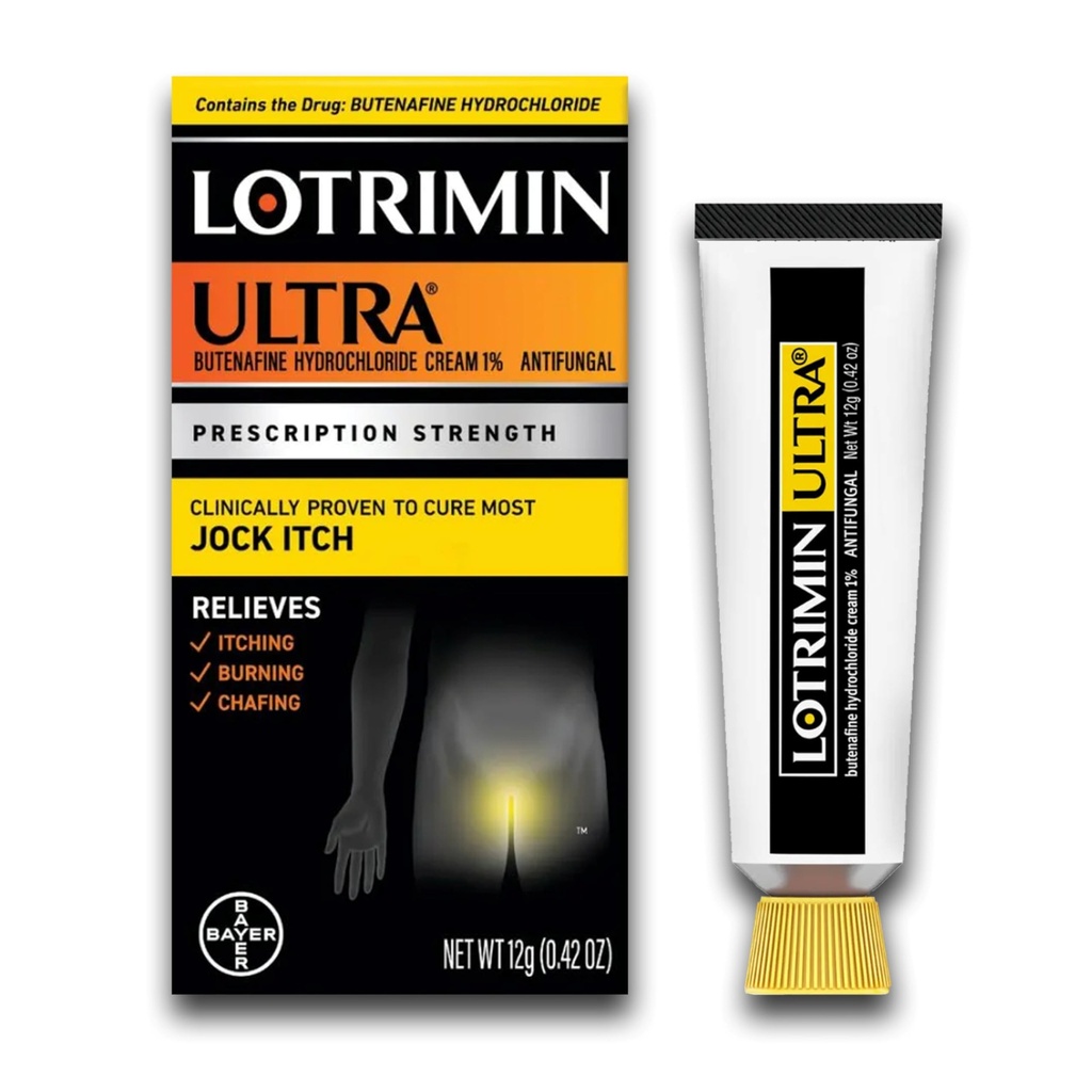 Lotrimin Ultra Jock svrbenie krém - Výkonný Butenafine hydrochlorid liečba Jock svrbenie, 0.42 Ounce (12 Grams) (Backaging May Vary)