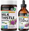 BIO KRAUTER Milk Thitle 60 Gummies & Milk Thitle Tinture 4 Fl. Oz.