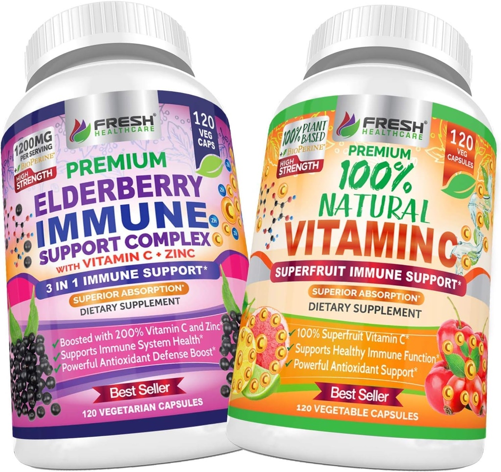Bôby Imunitná podpora a prírodný vitamín C - Bundle