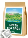 TeeLux Decaf Zelené Čajové tašky, Pure Decaffeinate Green Tea, Super Antioxidant, Hot & Iced Tea, 200 Gróf