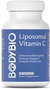 BodyBio Lipozomálny vitamín C - Výkonný antioxidant pre imunitnú podporu a bunkové zdravie, čistá kyselina askorbová s maximálnou absorpciou