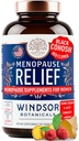 Doplnky pre menopauzu pre ženy - 5-HTP, Dong Quai, Black Cohosh pre menopauzu Horúce záblesky, Nočné poteky podpora úľavy - Ženy pre menopauzu Perimenopauza Supplement - 90 Caps