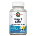 KAL 450/300 1280 Mg Omega 3, Citrón, 60 Počet