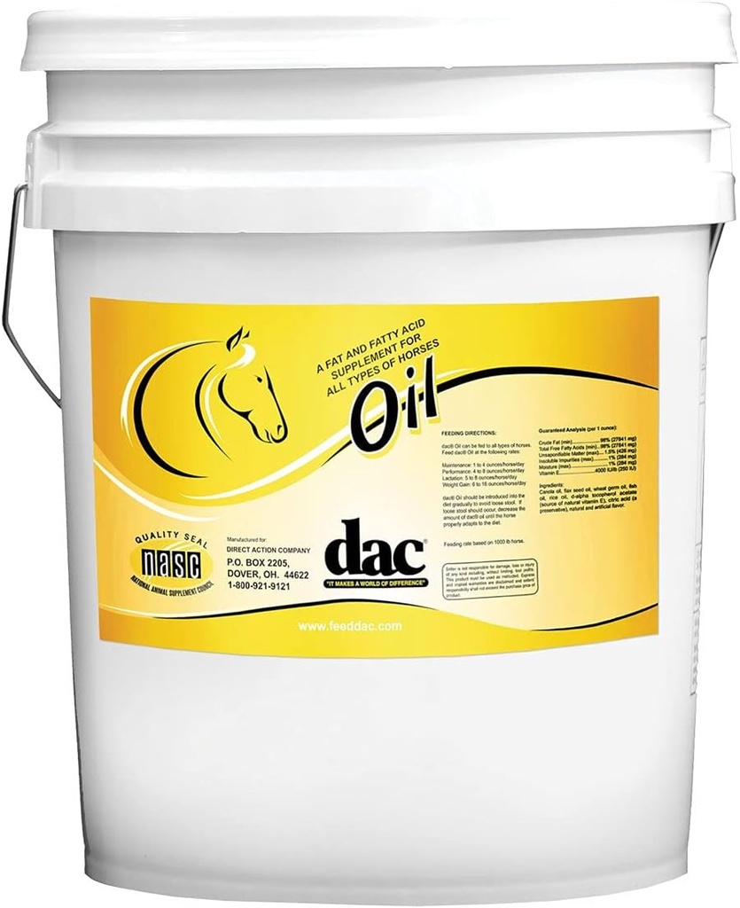 DAC olej doplnok pre všetky kone 5 Gallon