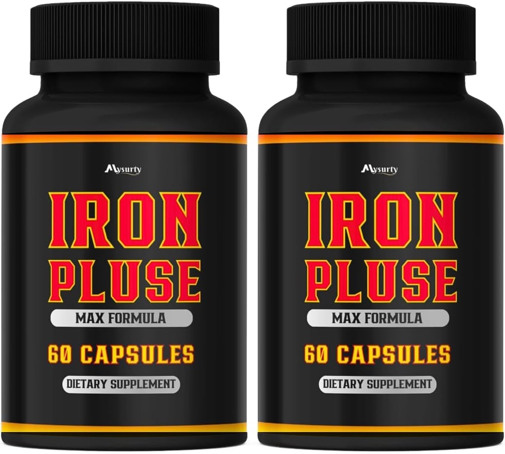 (2 balenia) IronPulse Kapsule Max Formula, IronPulse Max podporné kapsuly, Železo Pulse pilulky, IronPulse pilulky, Iron Pulse Support pilulky, Balenie 2