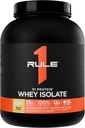 Článok 1 R1 Proteín Srvátkový izolát - s 25g proteínom & 6g BCAA Exkluzívne z izolovaných a hydrolyzovaných zdrojov pre zotavenie z tréningu (5 libier*, Banana Crème)